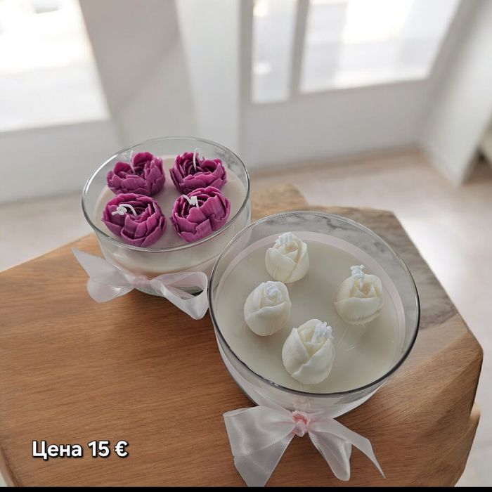 Свещи от соев восък