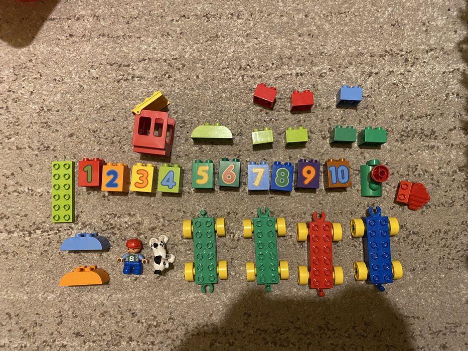 Set Lego Duplo tren numere 1-10 - cod 10558