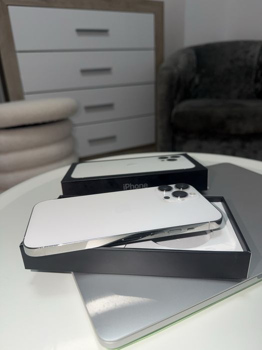 Iphone 13 pro max silver impecabil !