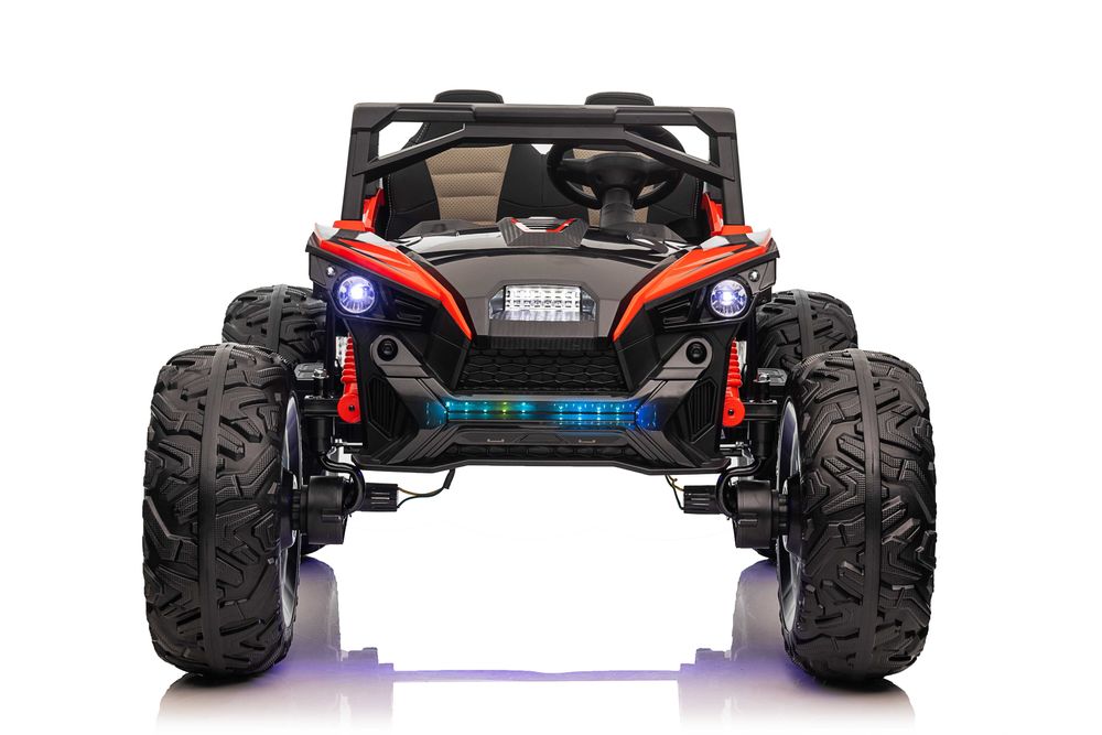 UTV electric pt copii cu 2 locuri MONSTER 4x4 24V 350W (SX2139) Rosu