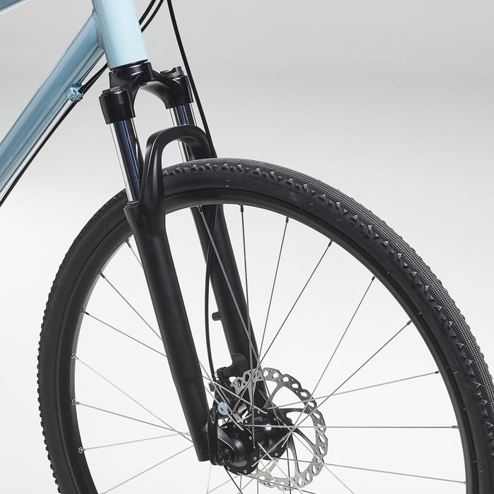Bicicletă polivalentă Riverside 500 verde - (SecondHand) Decathlon