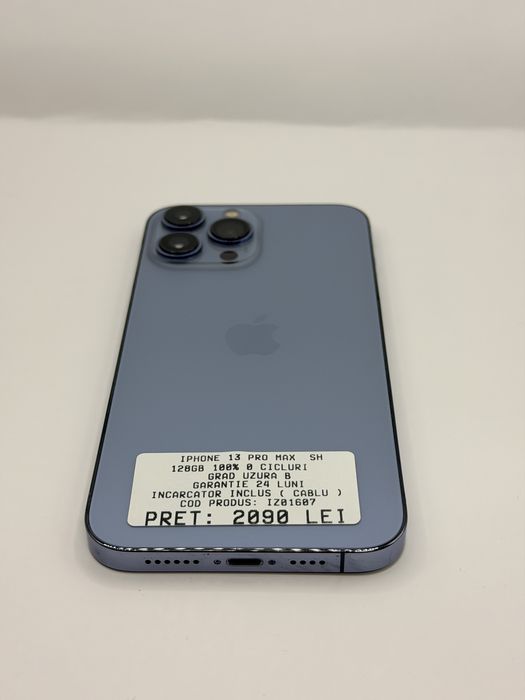 Iphone 13 Pro Max 128GB 100% Garantie Rate BuyBack - zonemag.ro