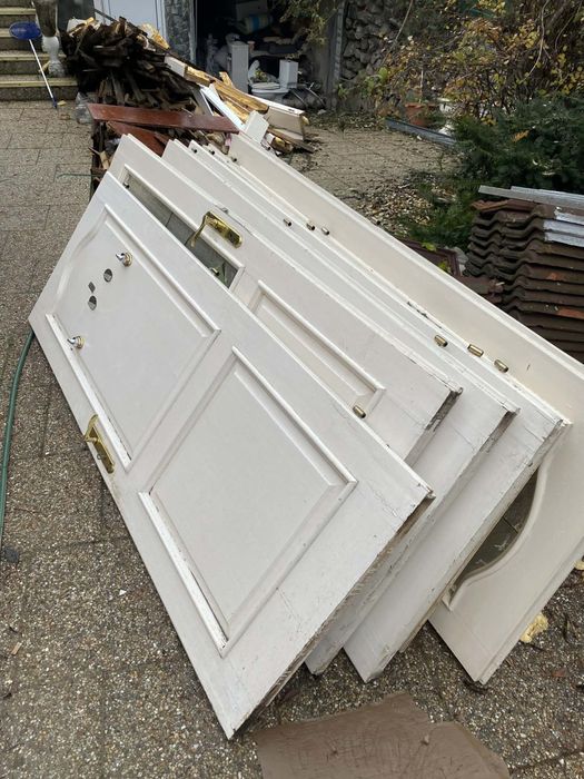 Uși lemn cu geam,fără toc,diverse modele,Preț mic