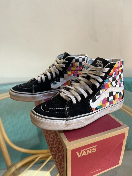 VANS Sk8-Hi “Floral Checkboard”
