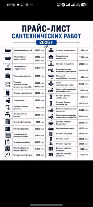 Сантехник в Уральске
