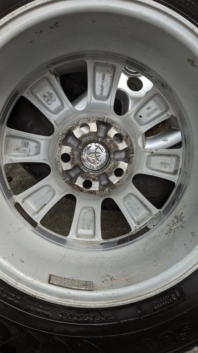 Vând roti de iarna pe 16 5x114.3 Toyota