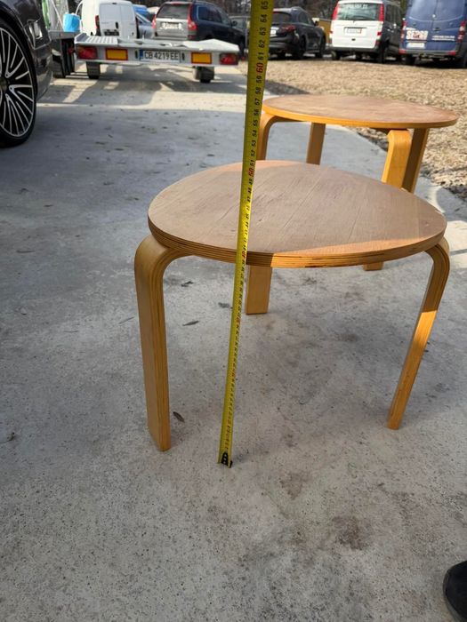 Люлеещ се стол с две  масички