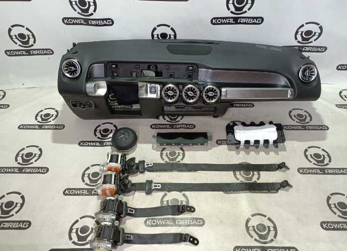 Mercedes Benz GLB kit airbag - plansa de bord - set centuri siguranta
