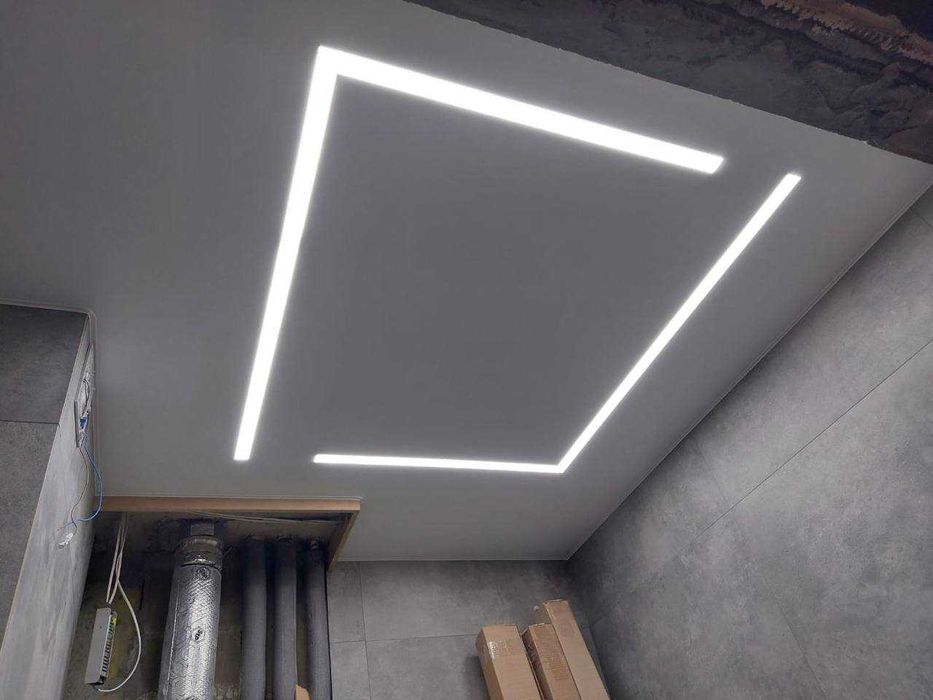 Световые линии под ГКЛ и натяжной потолок по оптовым ценам в розницу