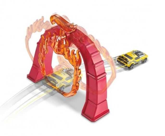 Трек Hot Wheels Прыжок через огненное кольцо. Оригинал!!