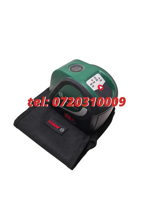 Aparat Nivel Laser Bosch Professional Util Universal Level 2 Stare Buna , Cu Baterii Pentru Masuratori Aliniere Si Trasare In Constructii