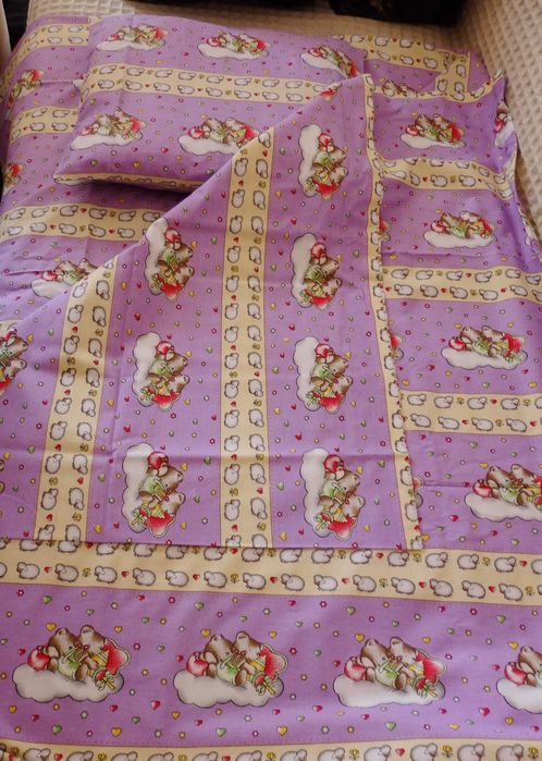 Чаршафи к-т-спалня макси,5ч.-ранфорс,детски к-т,дет.калъфки