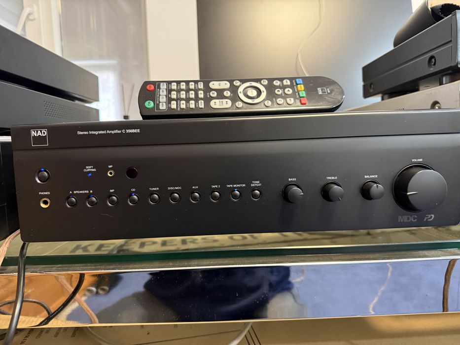 Amplificator NAD C356BEE,120W/4/80W RMS/8,Telecomanda,Optical In,USB