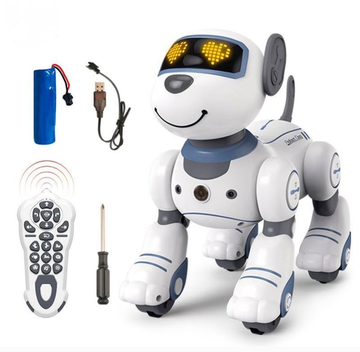 Собака робот трюкач умный щенок акробат