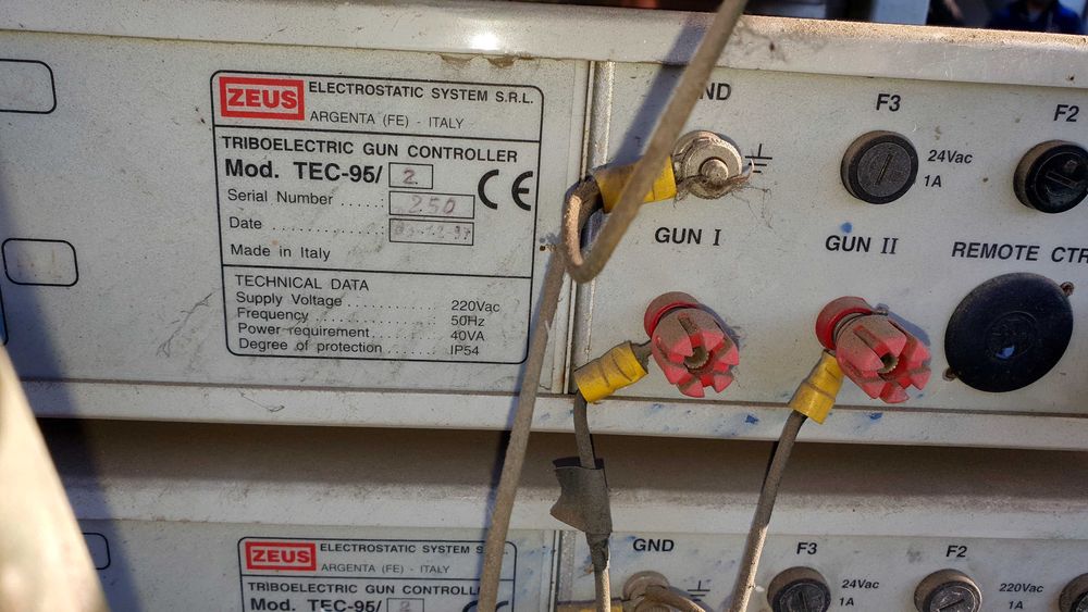 Aparat vopsit electrostatic