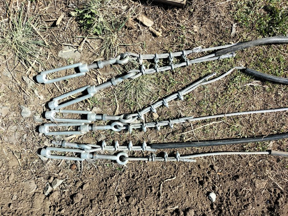 Трос с натижетелям