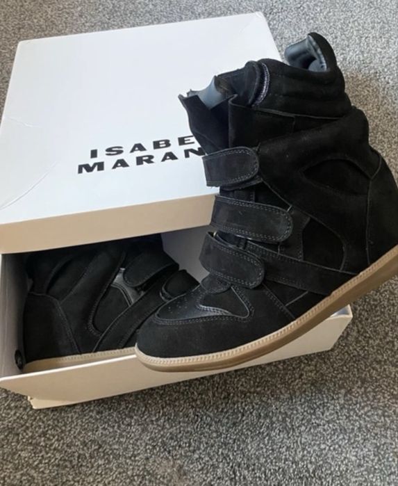 Adidasi ghete Isabel Marant Bekett marime 38 39 37 negru Golden Goose