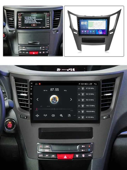 Navigatie Android 14 Subaru Legacy 2009 - 2014 1/8 Gb CarPlay + CAMERA