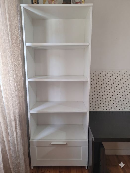 SMÅSTAD / PLATSA (Bibliotecă cu 2 sertare, alb).  IKEA