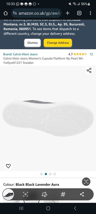 Teniși Calvin klein  mărimea 38