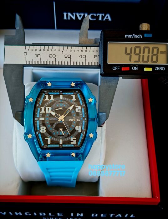 INVICTA Cyclone Blue 49 mm, Инвикта нов ръчен часовник
