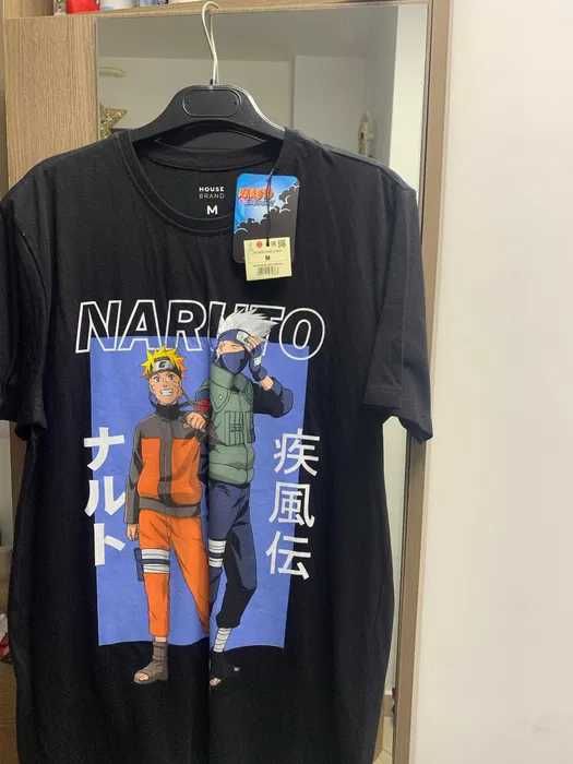 Tricou negru - tematica Naruto marimea M