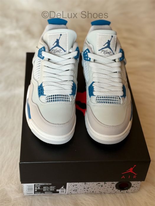 Air Jordan 4 Retro Military Blue Full Box VerificareColet Marimi 36-45