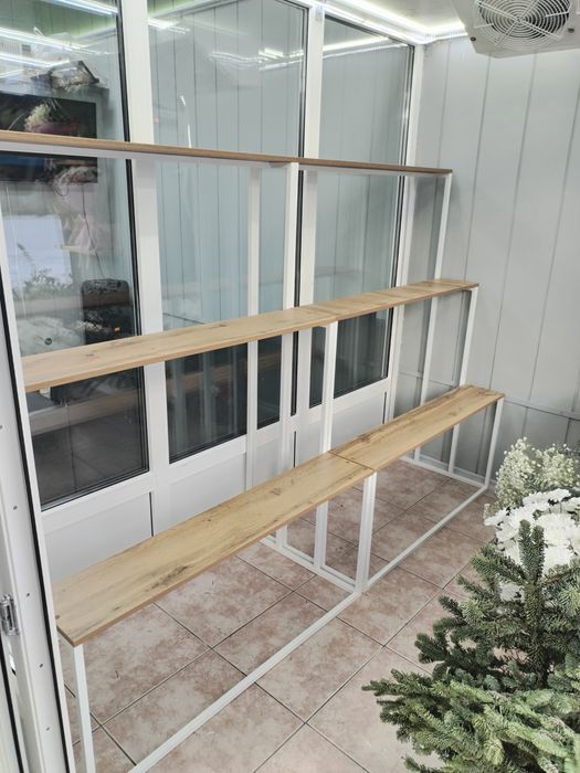 Стеллажи полки стойки