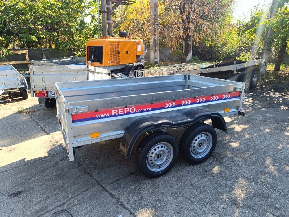 Remorca Repo 2,4*1.25 m, 2 axe, 750 kg