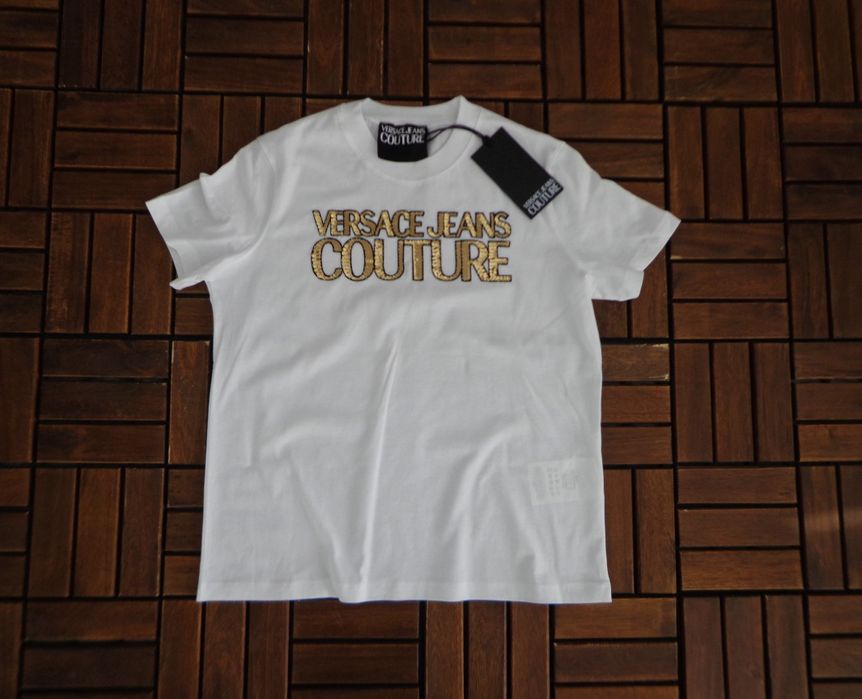 Дамска тениска Versace Jeans Couture Sequin logo T-shirt