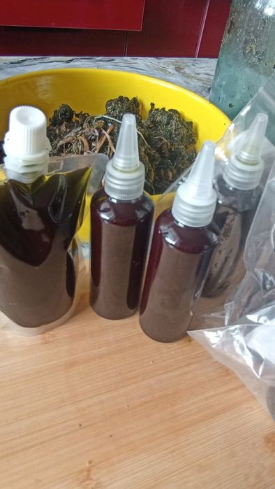 Масло репейное (домашнее)