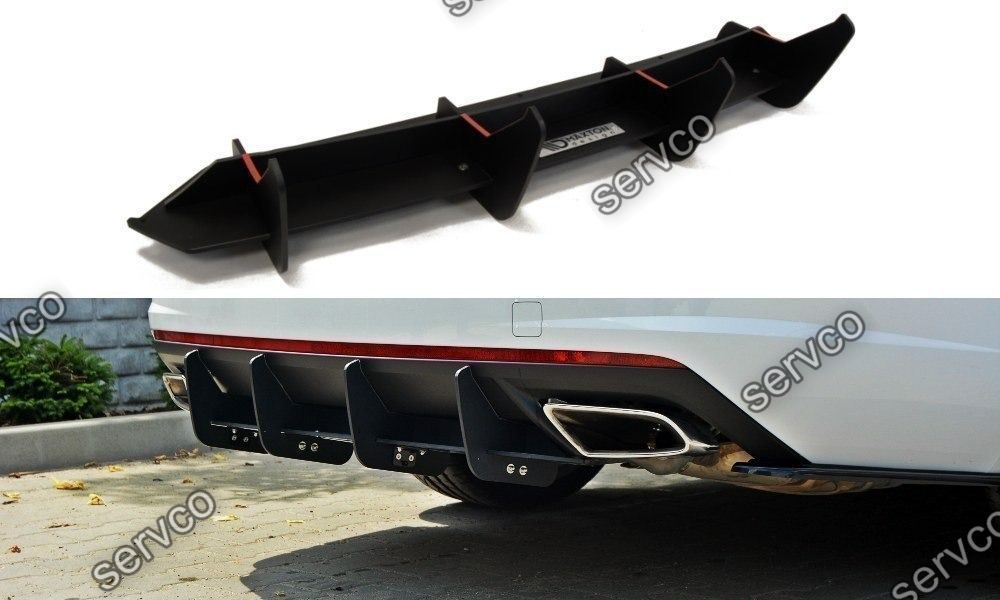 Difuzor bara spate Skoda Octavia MK3 RS 2013- v1 Maxton Design