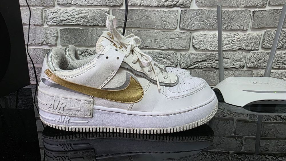 Кожаные кроссовки Nike