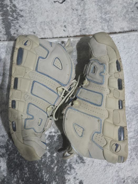 Vand Nike Air More Uptempo ’96 Limestone/ Valerian Blue-Limestone