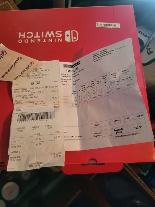 Volan si pedale - Nintendo Switch