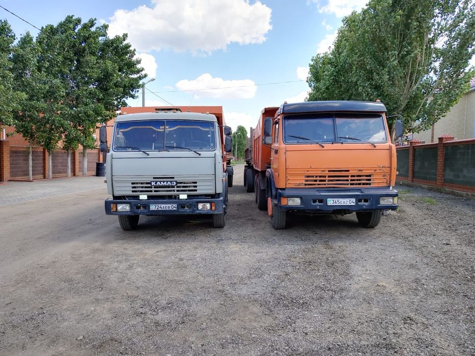 Услуги Камаз самосвалы с прицепом
