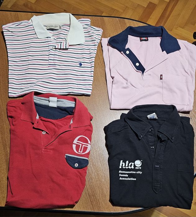 Pachet 4 tricouri Sergio Tacchini/ Cotton Belt/ HTA