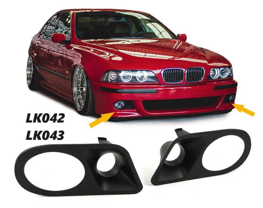 Лайсна халоген BMW E39 M5 Капаци халогени броня БМВ Mtech с два отвора