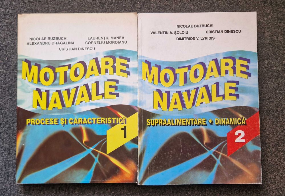 MOTOARE NAVALE - Buzbuchi, Manea (2 volume)
