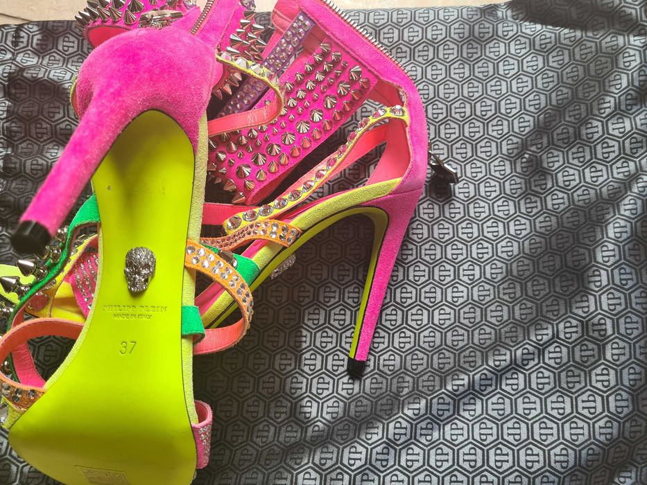 Philipp Plеin сандали висок ток - оригинал