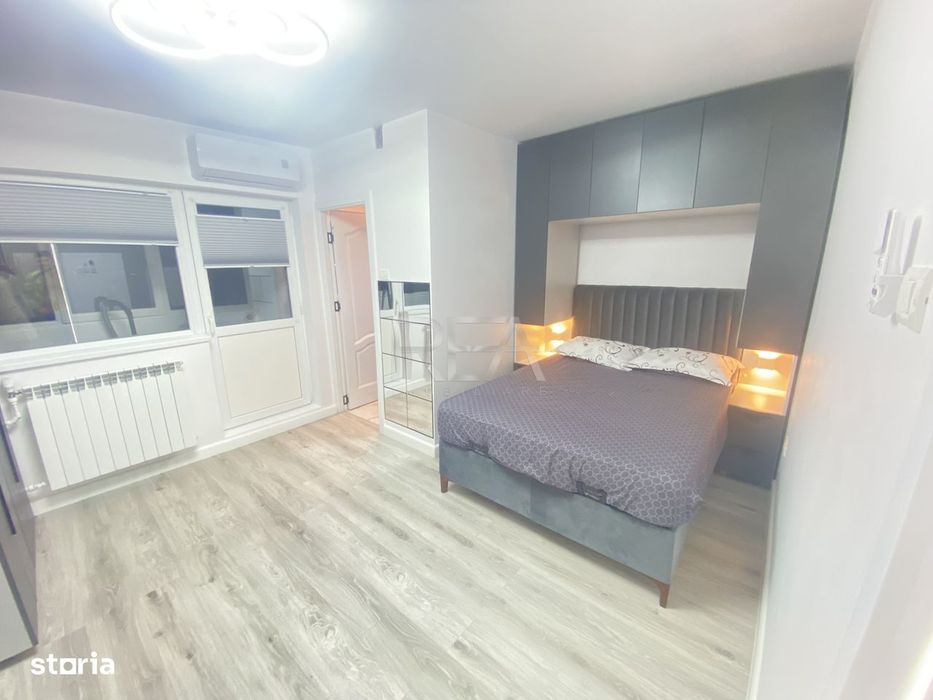 Garsoniera-Renovata complet- Bloc Mixt-Rahova