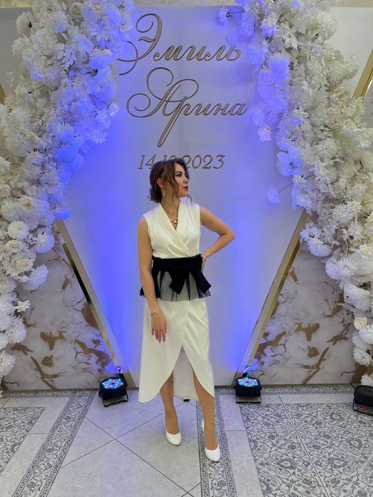 Платье вечернее ручной работы