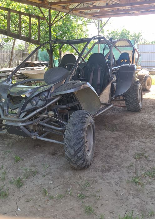 Buggy 500cc Cf Moto 4x4 înmatriculat numar negru.