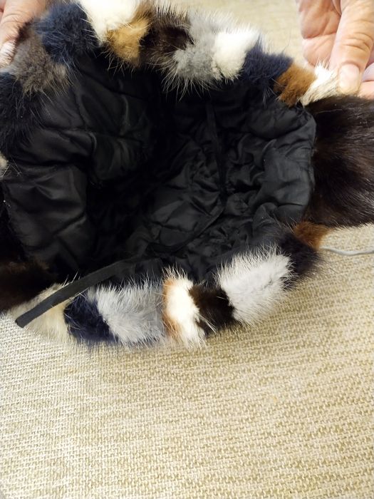 Норковая шапка на девочку