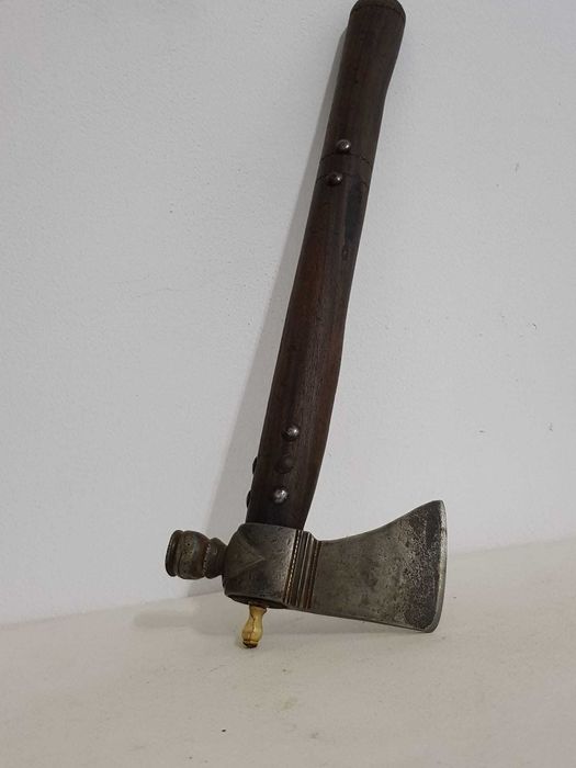 Pipe Tomahawk vintage indienii Cherokee sec. XIX