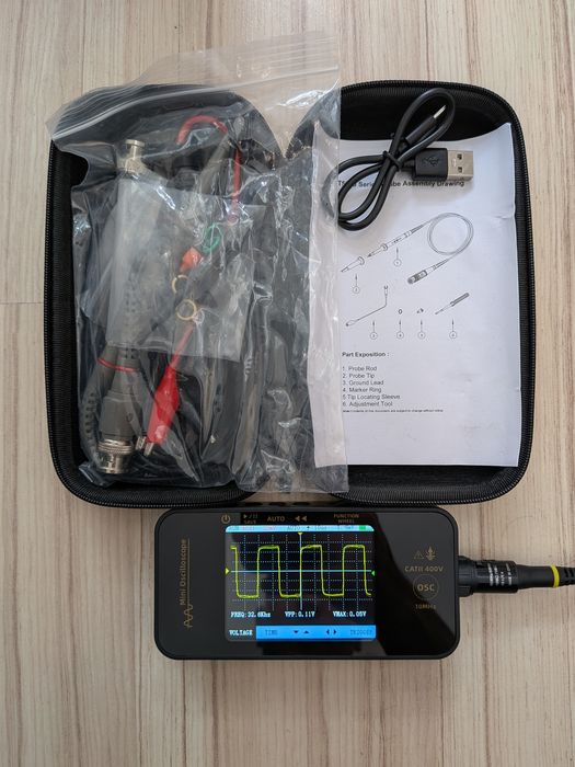 BSIDE OT3 Мини Дигитален Осцилоскоп/Тестер 10MHz 48MSa/s