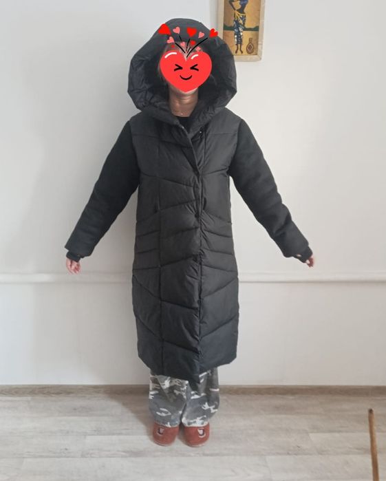 Пуховик зимний XL