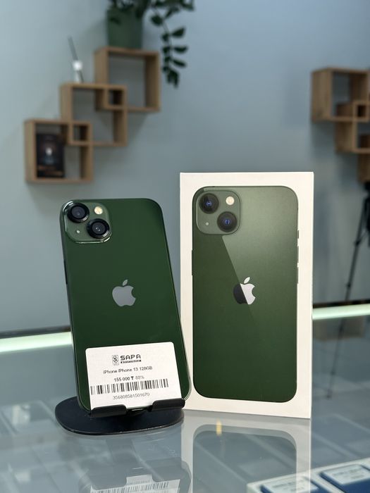 айфон 13 зеленый 88%