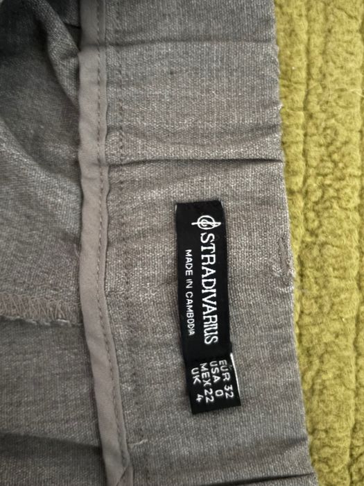 Чисто нов сив панталон, необличан, Stradivarius