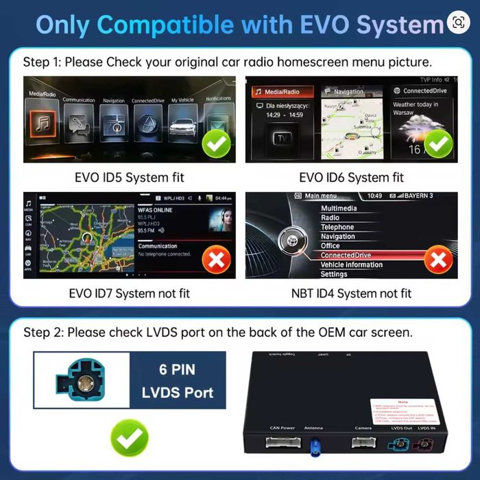 Carplay Android Auto интерфейс за BMW F15 F16 F25 F26 F48 F01 F10 F11 F22
